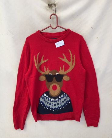 Red Reindeer Sweater
