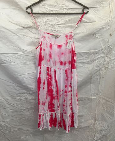 Pink Tie-Dye Sundress