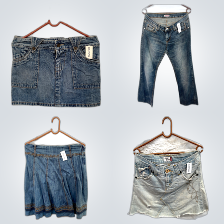 Y2K Denim Waistcoats Bundle