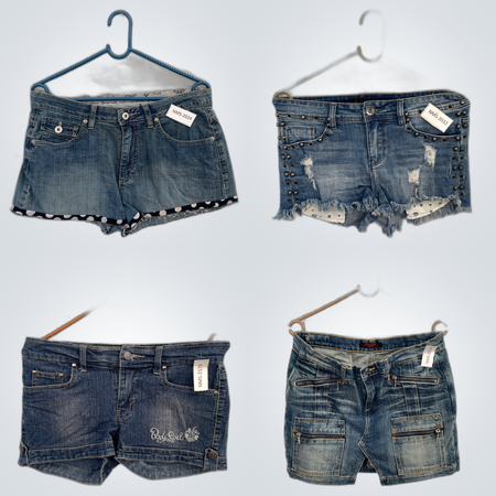 Y2K Jean Shorts Bundle