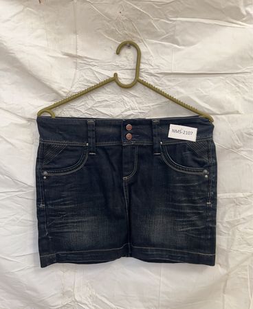 Dark Blue Denim Shorts