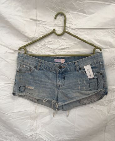 AARDENE Distressed Denim Shorts
