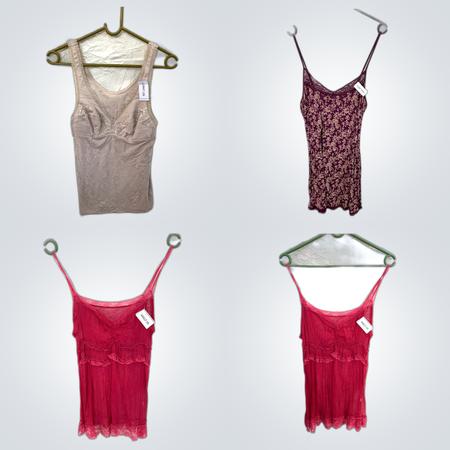 Y2K Lace Trim Camisoles