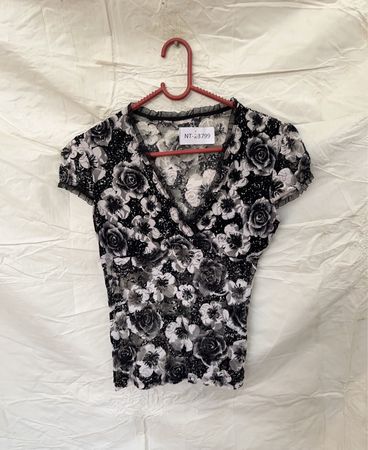 Blouse with Floral Pattern