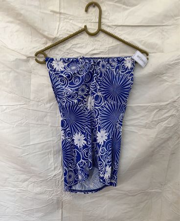 Blue Floral Swimsuit