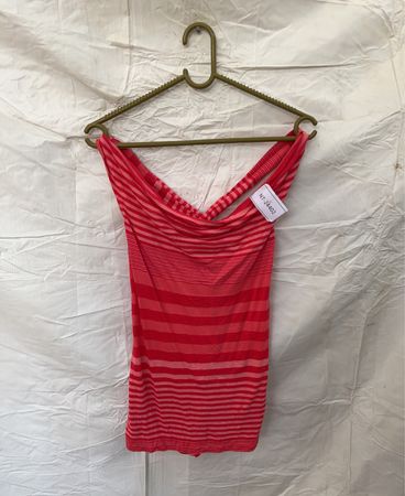 Red Striped Tank Top