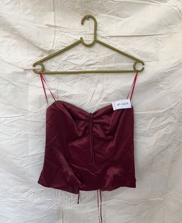 Maroon Corset Top