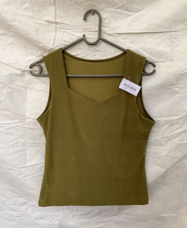 Olive Green Tank Top