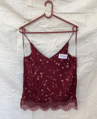 Maroon Floral Camisole