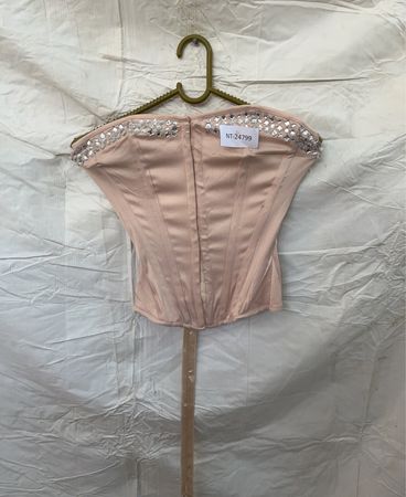 Pink Corset with Rhinestones