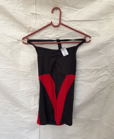 Black and Red Dress