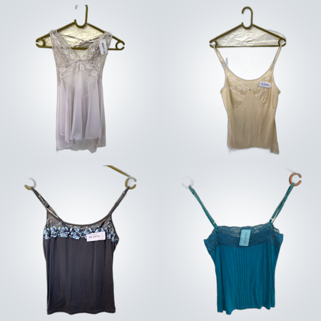 Y2K Lace Trim Camisoles