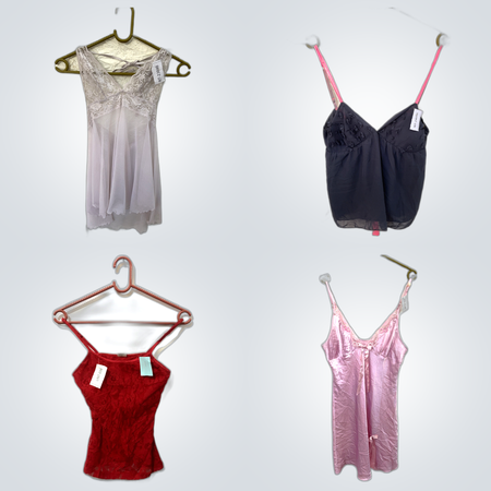 Tom Tailor & More Pacchetto di 10 Canottiere in Pizzo