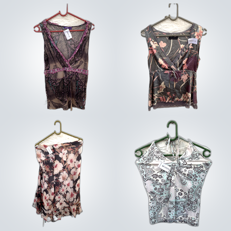 Vessica, Suzy & Intimissimi Floral Printed Blouse Bundle of 20