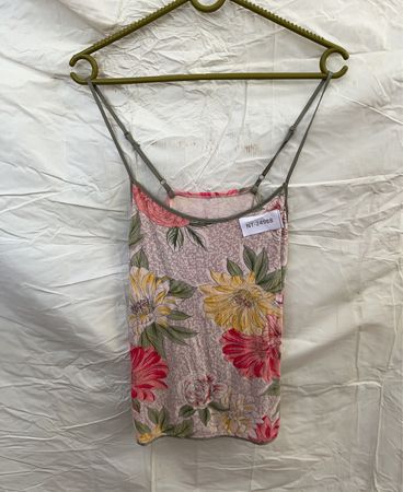 Floral Spaghetti Strap Top