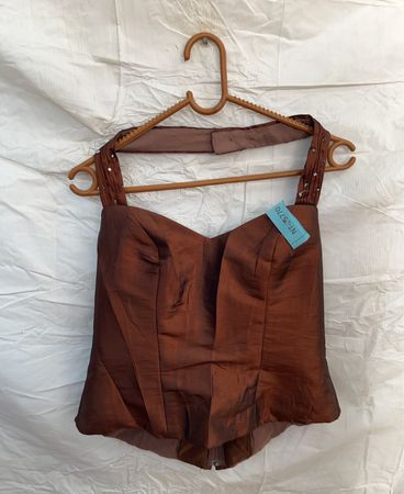 Brown Corset Top