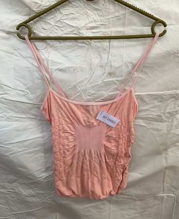 Pink Spaghetti Strap Top
