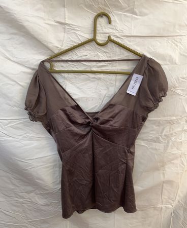 Brown Blouse