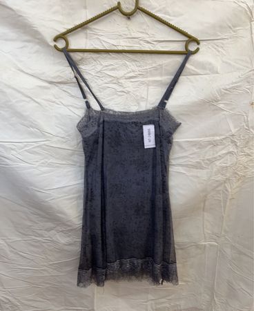 Gray Lace Camisole