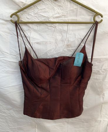 Brown Tank Top