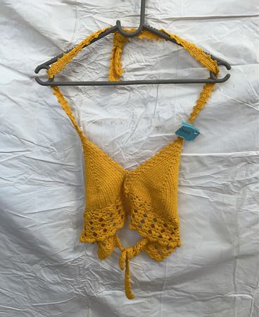 Crochet Yellow Top