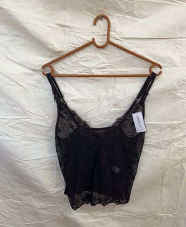Black Lace Camisole