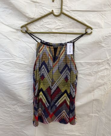Esprit Multicolored Chevron Dress