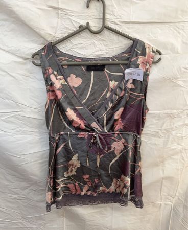 Floral Wrap Top