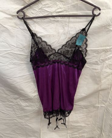 Purple Lace Chemise