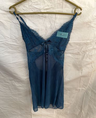 Blue Lace Chemise