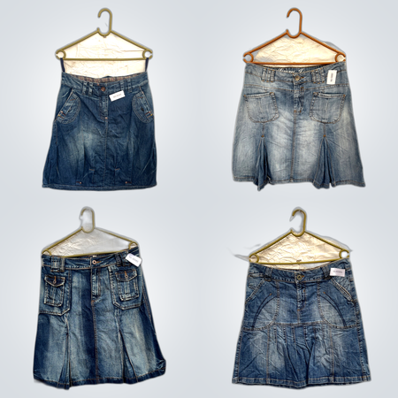 Bundle de mode de jupes en denim