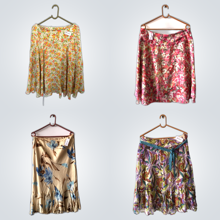 Y2K Floral Skirt Bundle