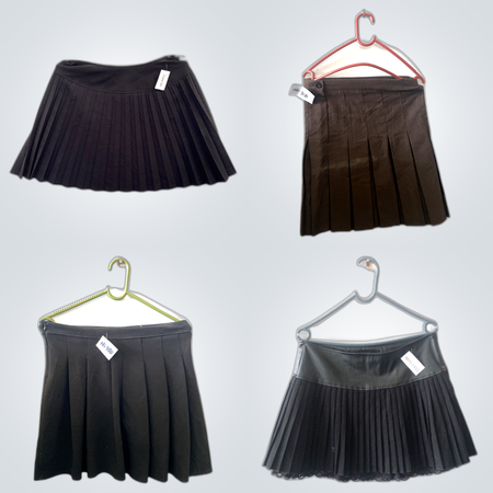 Y2K Pleated Mini Skirts