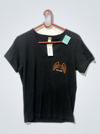 Black Graphic T-Shirt with Harley-Davidson Logo