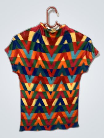 Multicolored Patterned T-Shirt