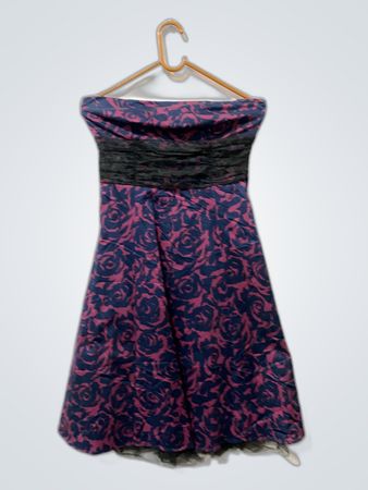 Dress with Rose Pattern