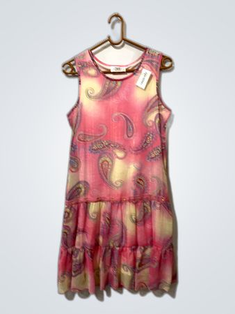 Pink Paisley Dress