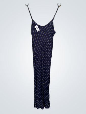 Blue Striped Jumpsuit