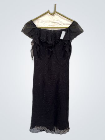 Black Ruffled Dress