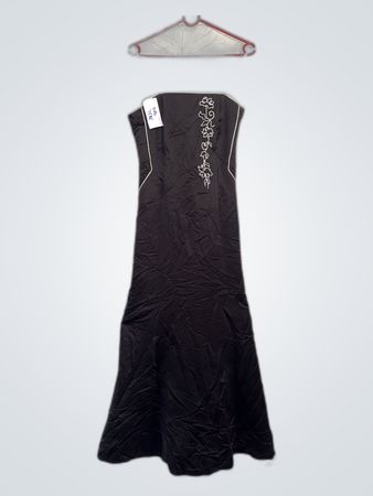 Black Lace-Up Dress