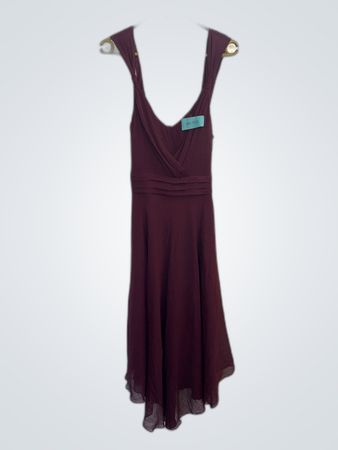 Burgundy Sleeveless Dress