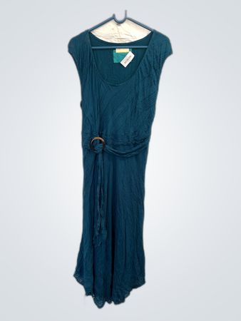 Teal Cap Sleeve Dress
