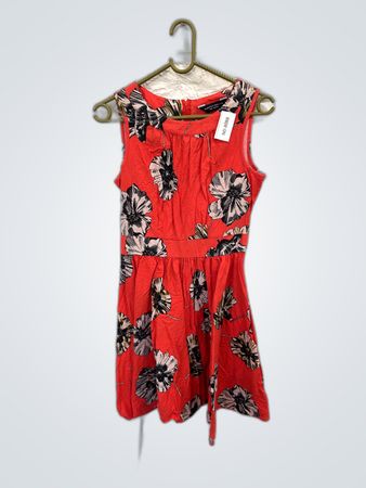 Red Floral Dress