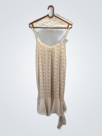 blu pepper beige dress