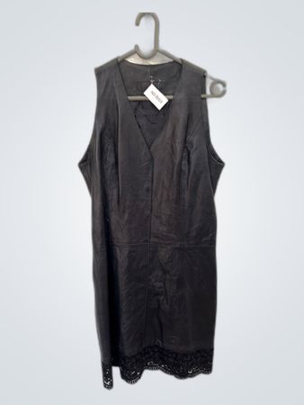 Black Lace Trim Dress