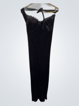 Vestito di Velluto Nero