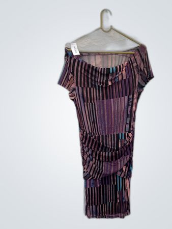 Dress with Striped Pattern