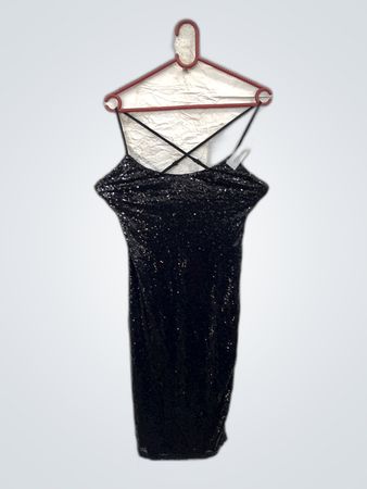 Nordstrom Black Sequin Dress