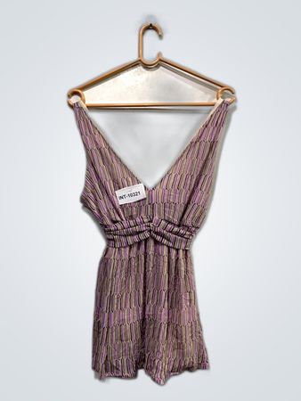 Striped romper