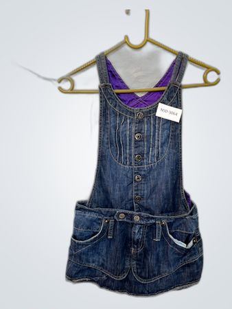 Denim romper